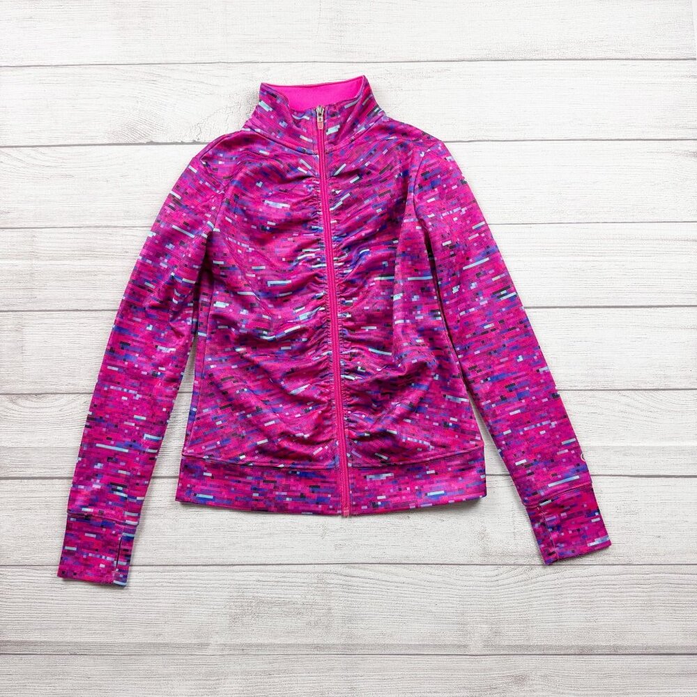 C9 Champion Pixel Ruched Zip Track Jacket